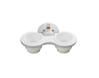 SEASUCKER 2-CUP HOLDER VERTICAL WHITE
