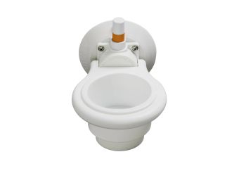 SEASUCKER 1-CUP HOLDER VERTICAL WHITE