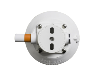 4.5" SEASUCKER VACUUM MOUNT WHITE