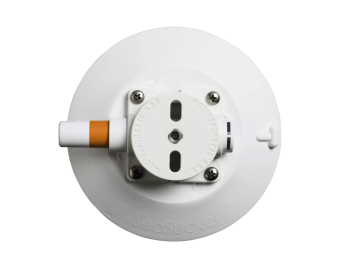 6" SEASUCKER VACUUM MOUNT WHITE
