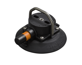 4.5" SEASUCKER SS D-RING VACUUM MOUNT BLACK