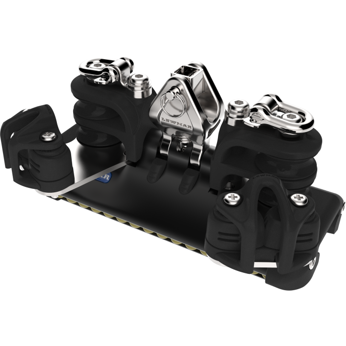 Size 2 HTX TB Car With Upstand, Double Control Sheaves, Becket & Cleat