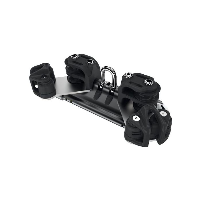 Size 1 TB Car With Shackle, 2 Double CL Sheaves & Cam
