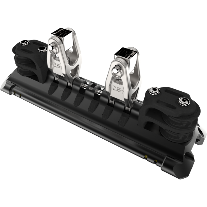Size 2 TB Long Car, 2 x Size 3 Upstands & 2 Double CL Sheaves