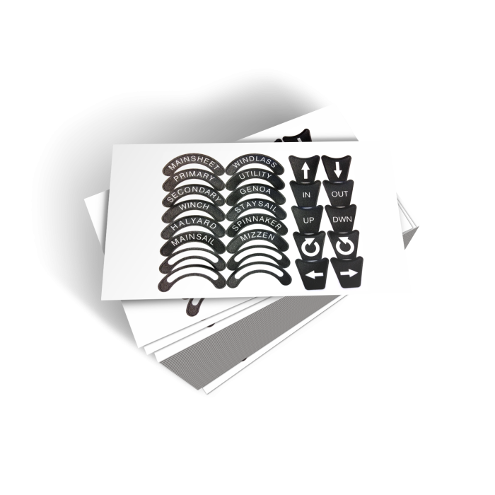 Control Functions 'Up' and 'Down' Decal Sheet